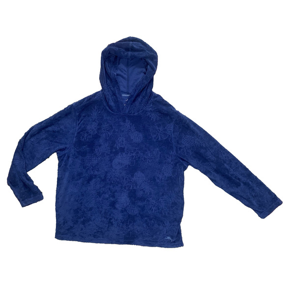 Tommy Bahama Other - Tommy Bahama Sweatshirt Mens Size XL Navy Blue Paradise Poolside Towel Hoodie